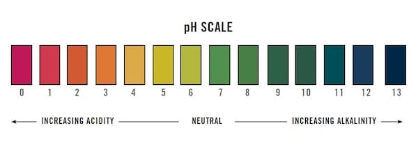 INFLATABLE HOT TUB CHEMICAL pH test kit chart 