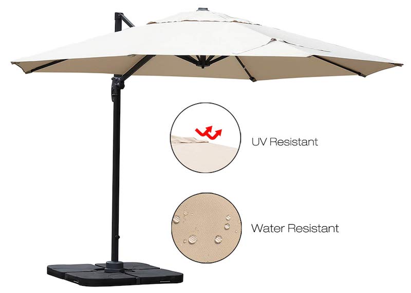 Best Cantilever Umbrella Reviews. Top Tips for Buying Patio Umbrellas Hot Tub Guide