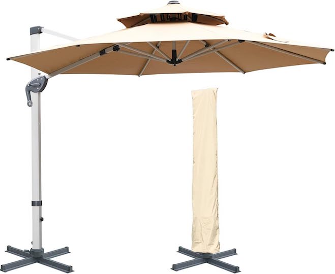 Mojia 11 FT Cantilever Patio Umbrella